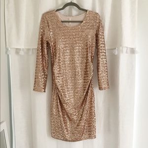 Pinkblush Sequin Maternity Dress